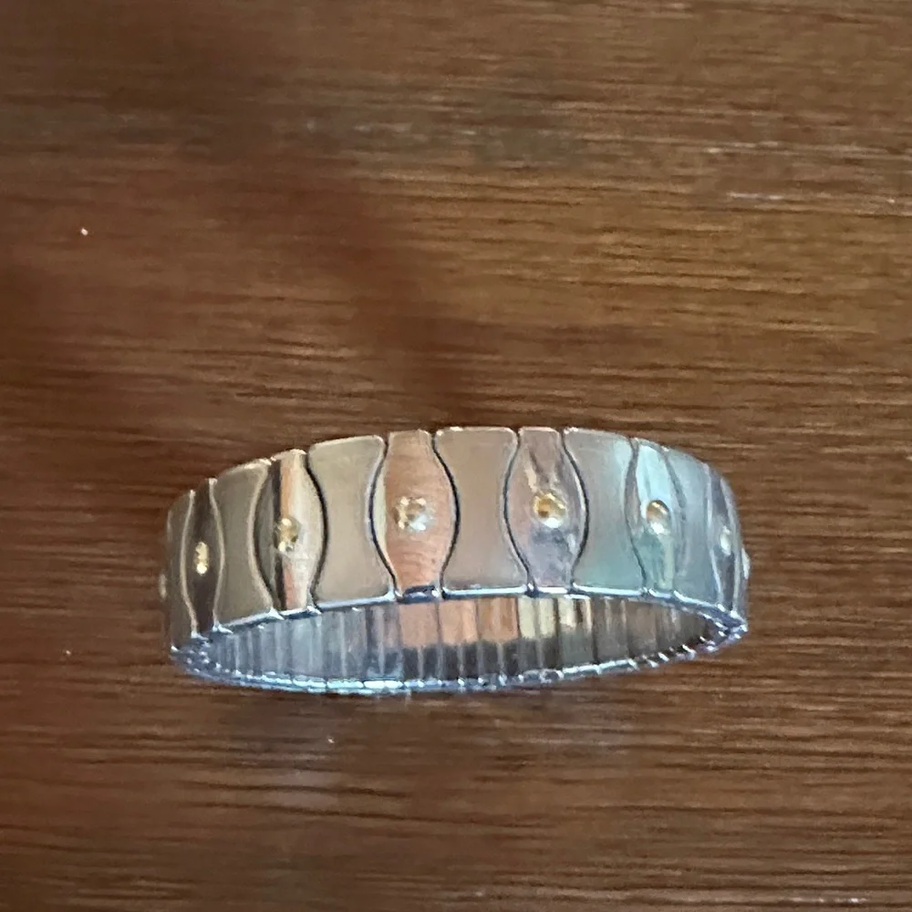 Silver Wearable Tech Bracelet